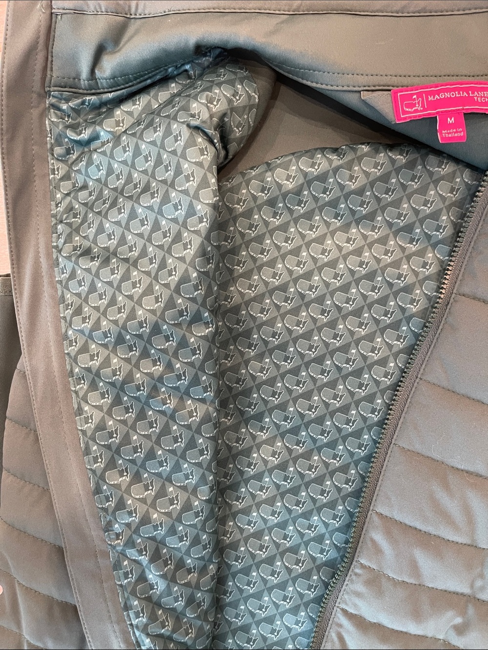 Masters Women’s Magnolia Lane Tech Olive Green Quilted Vest - Picture 4 of 5